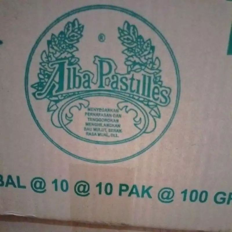 

Termurah paket 1 dus permen Alba Pastilles