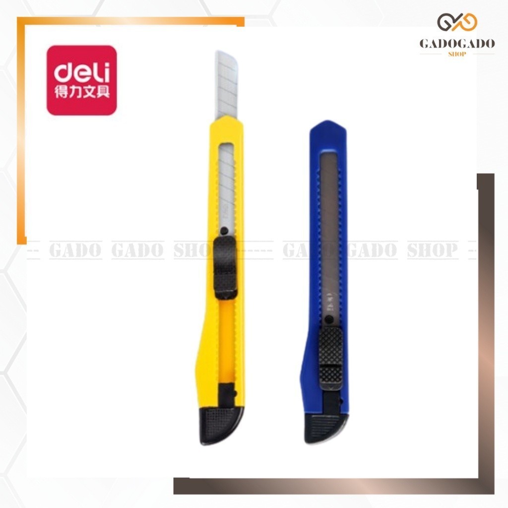 

GGS DELI042 Cutter / Pisau Pemotong Auto-lock System Tajam Anti Karat 2052 Y1682