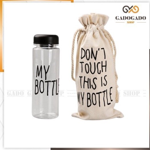 GGS Sarung Botol My Bottle Tas Pouch Bag Infused Water Kain Botol