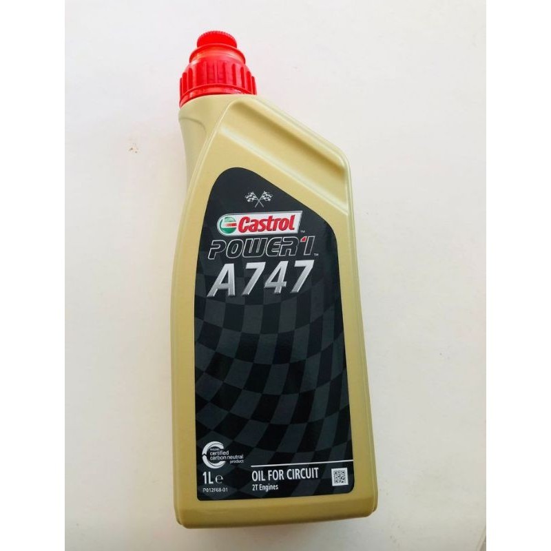 botol oli bekas Castrol a747 original botol bekas oli samping a747