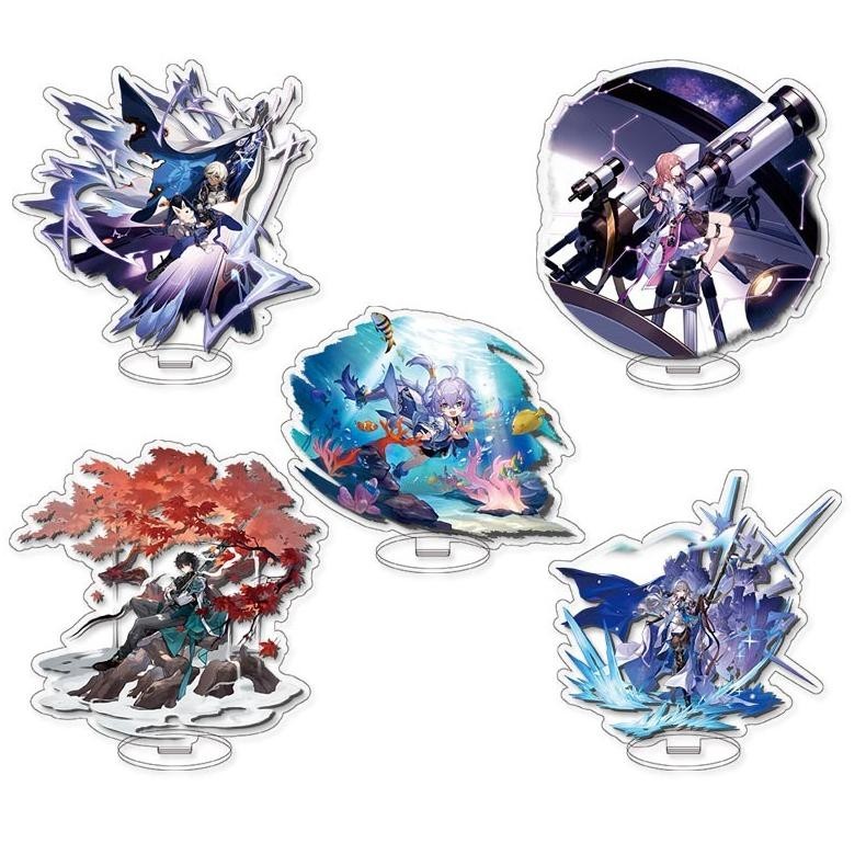 COD Standee Akrilik Honkai Star Rail Kafka Dan Heng Seele Silver Wolf Herta Transparan Koleksi Figur