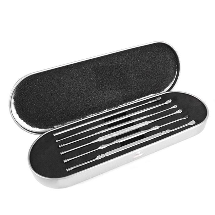 Alat Pembersih Telinga Korekan Korek Kuping Besi Stainless Steel