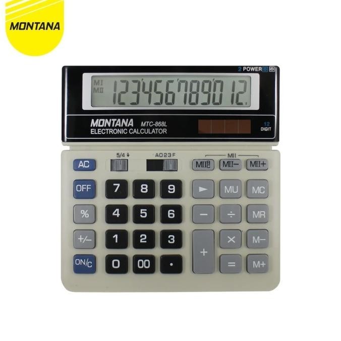 

Update Calculator / Kalkulator Montana MT 868 L/ 12 Digits .,