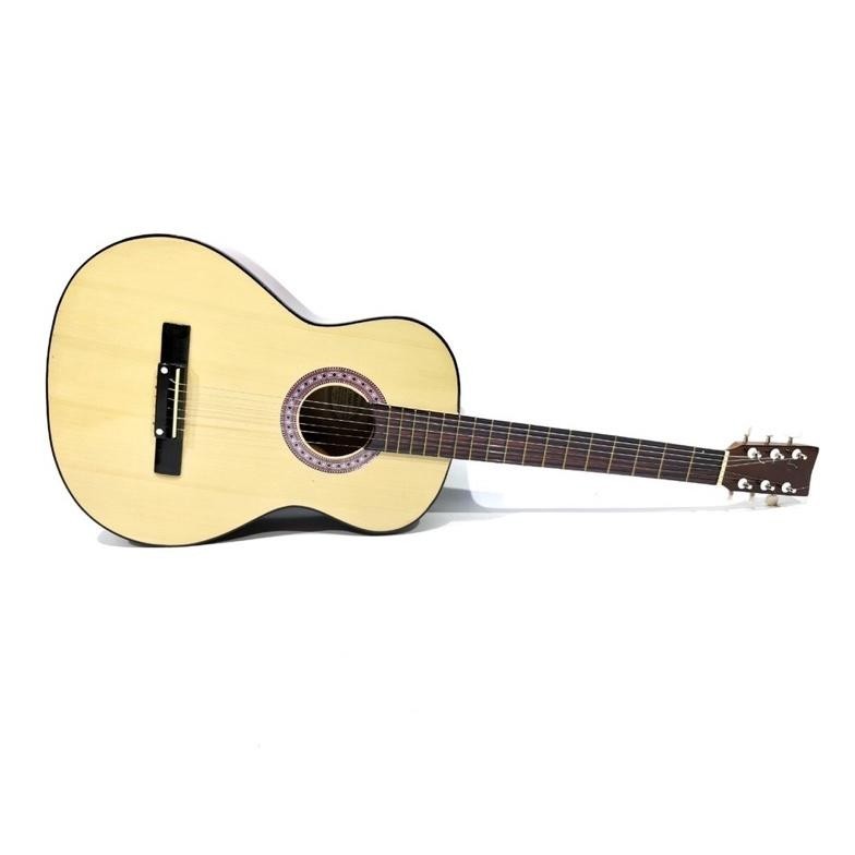 LIMIT Gitar Akustik Yamaha Tipe F310 P Warna Natural Model Bulat Senar String Murah Jakarta buat Pem
