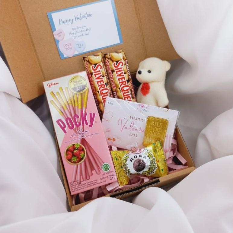 

Termurah Hampers Coklat Silverqueen Valentine Gift Box Coklat Smack Promo