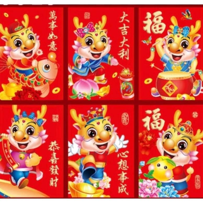 

Diskon Besar Angpao Panjang Imlek 2024 Tahun Naga Isi 6 Cod