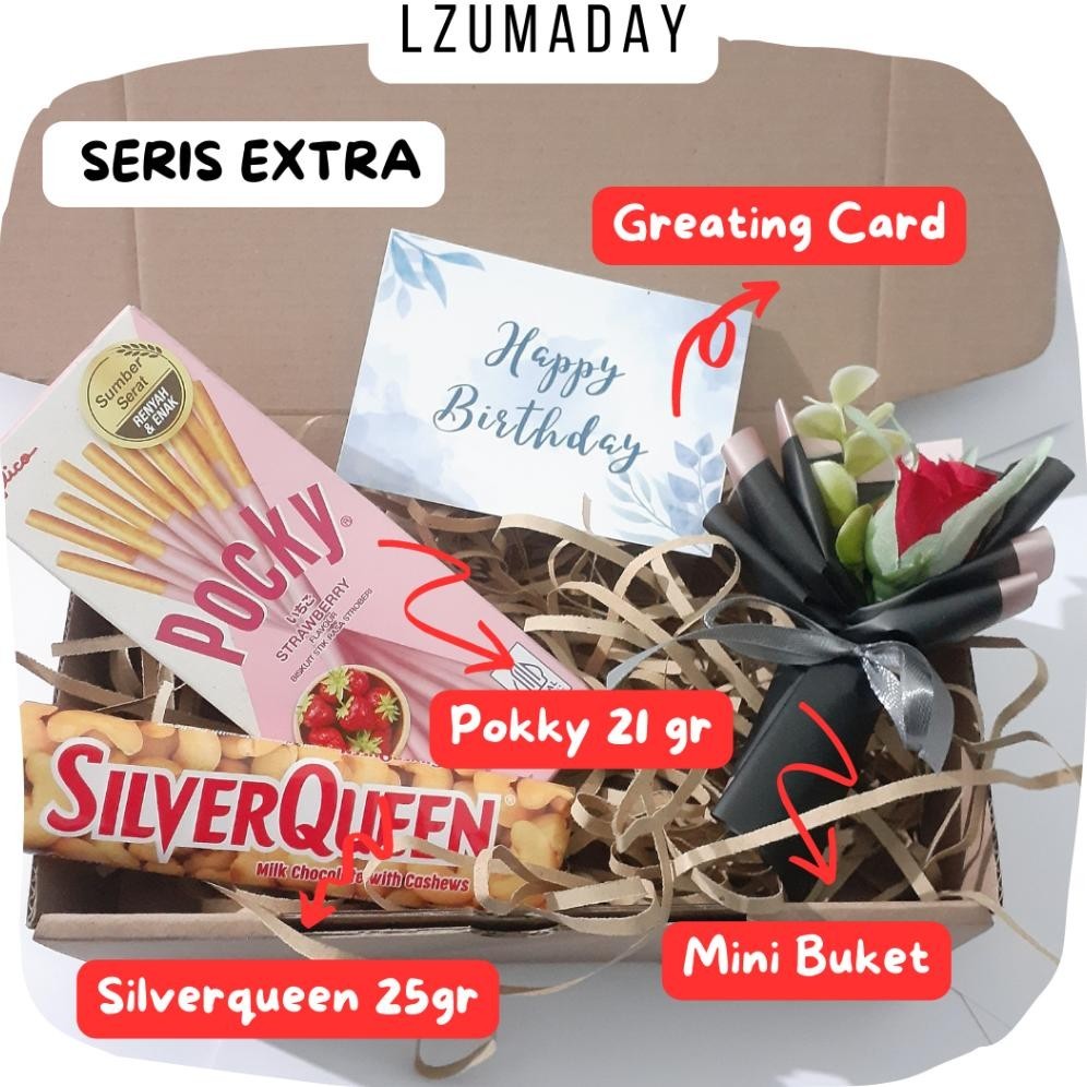 

Big Sale Lz030 - Kado Ulang Tahun Snack Box Valentain Gift / Souvenir / Silverqueen / Hampres Kado Ulang Tahun Cowok / Box Coklat / Giftbox / Buket Box Sale