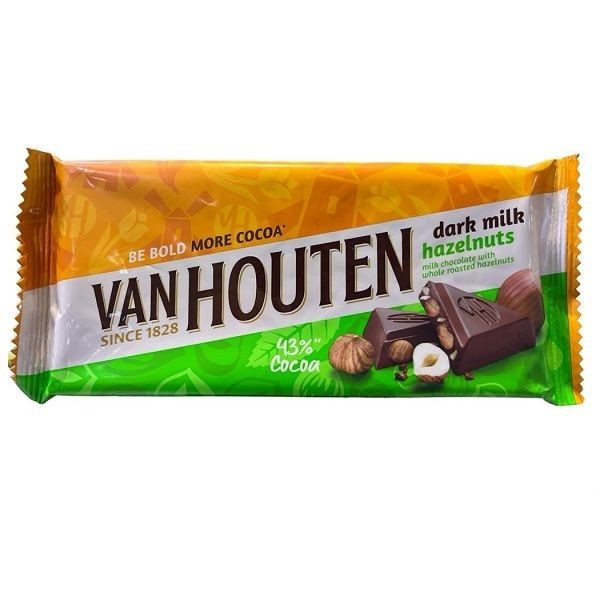 

VAN HOUTEN CHUNKY DARK MILK HAZELNUT 140 GR