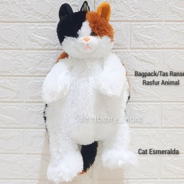 TAS RANSEL BONEKA ANAK KUCING/SAPI