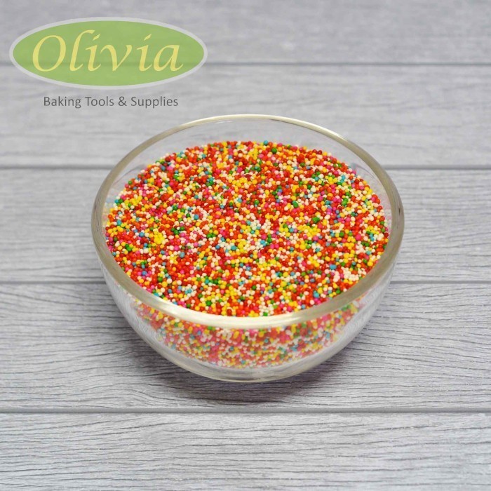 

Terbatas Sprinkle Spikel Trimit Warna-Warni Hiasan Kue Taburan Topping 100Gr Trendi