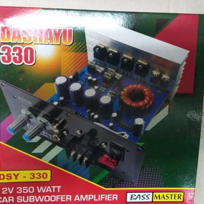 KIT DSY 330 POWER 350WATT MONO BLOCK SUBWOFER SUBWOOFER SUB WOOFER