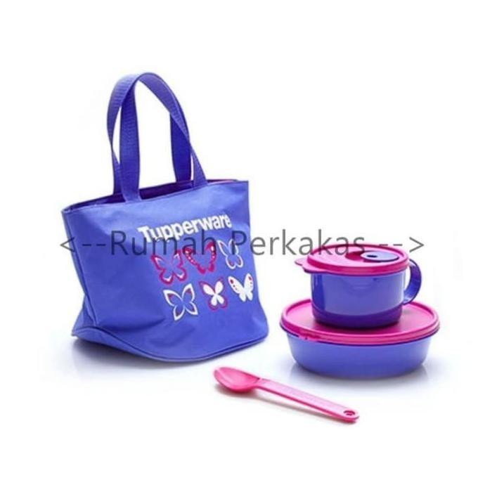 (PROMO) (ORIGINAL TAPERWARE) TUPPERWARE DELIGHT SET TAS BEKAL MAKAN