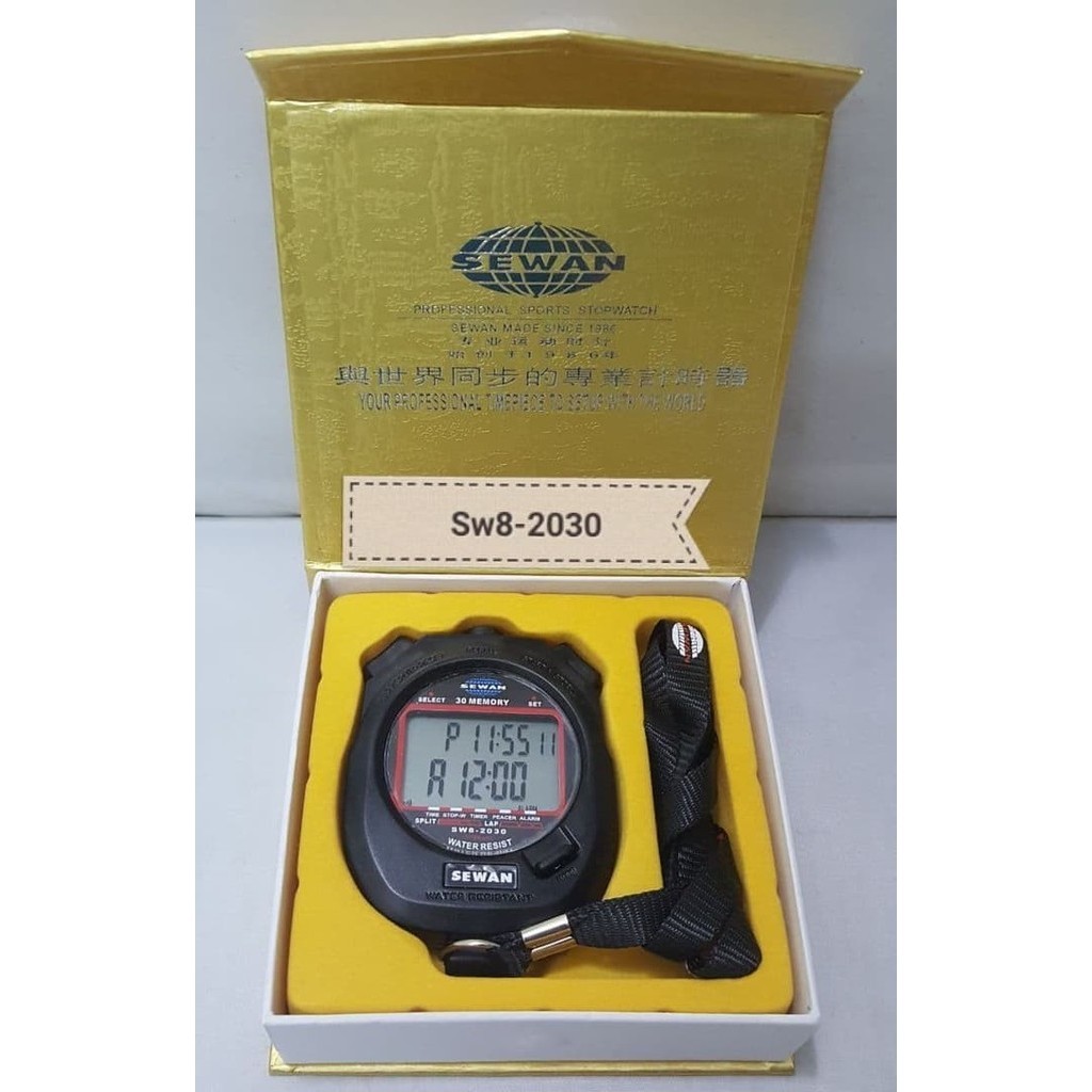 

STOPWATCH STOP WATCH DIGITAL SEWAN 30 MEMORY ORIGINAL