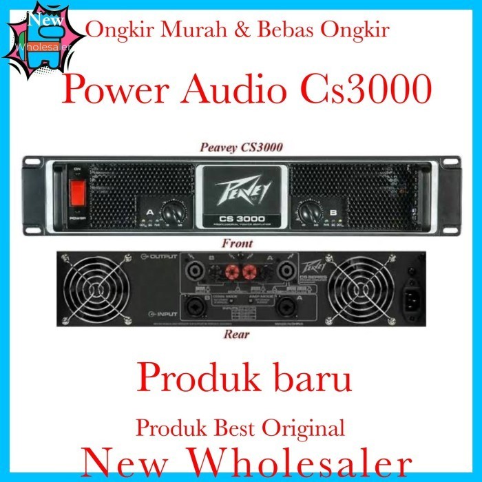 POWER AUDIO SOUND SPEAKER PEAVEY CS3000 PRODUK BARU CS 3000 SYSTEM