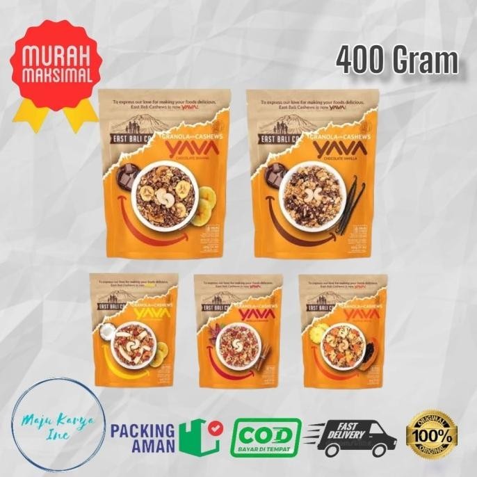 

East Bali Cashews Granola Yava 400 Gram