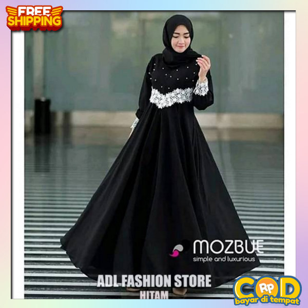 Ghamis Deres Branded Viral Bahan Tebal Simpel Elegan Juba Cewek Muslimah Dress Juba Driss Ukuran S M