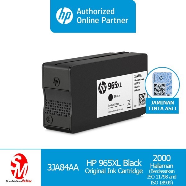 PROMO TINTA CARTRIDGE HP 965XL BLACK #ORIGINAL