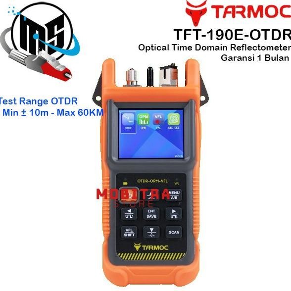 Tarmoc TFT-190E-OTDR | OTDR 1550nm ,OPM,VFL