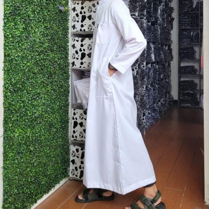 gamis jubah laki terbaru/gamis putih pria/gamis jumbo/jubah jumbo