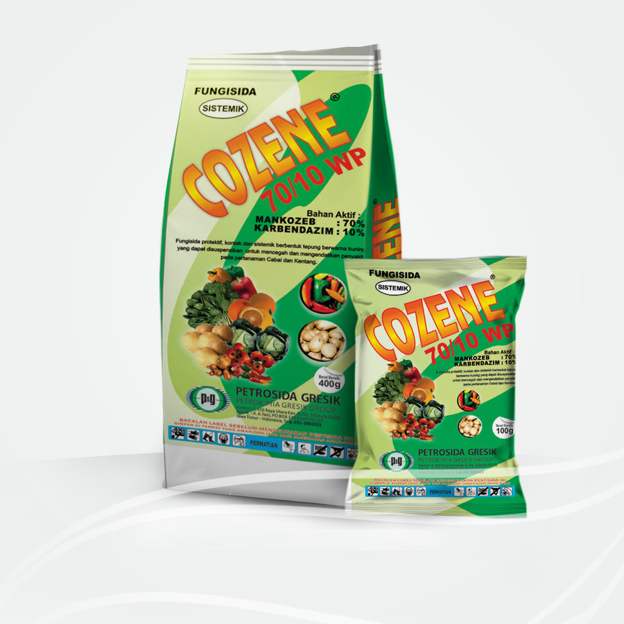 COZENE 70/10WP 100 Gr Mancozeb Karbendazim fungisida sistemik