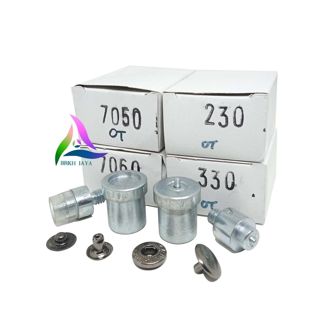 Matres Kancing Cetet Besi 10 Mm 12 Mm / Molding Kancing Jepret 15 Mm