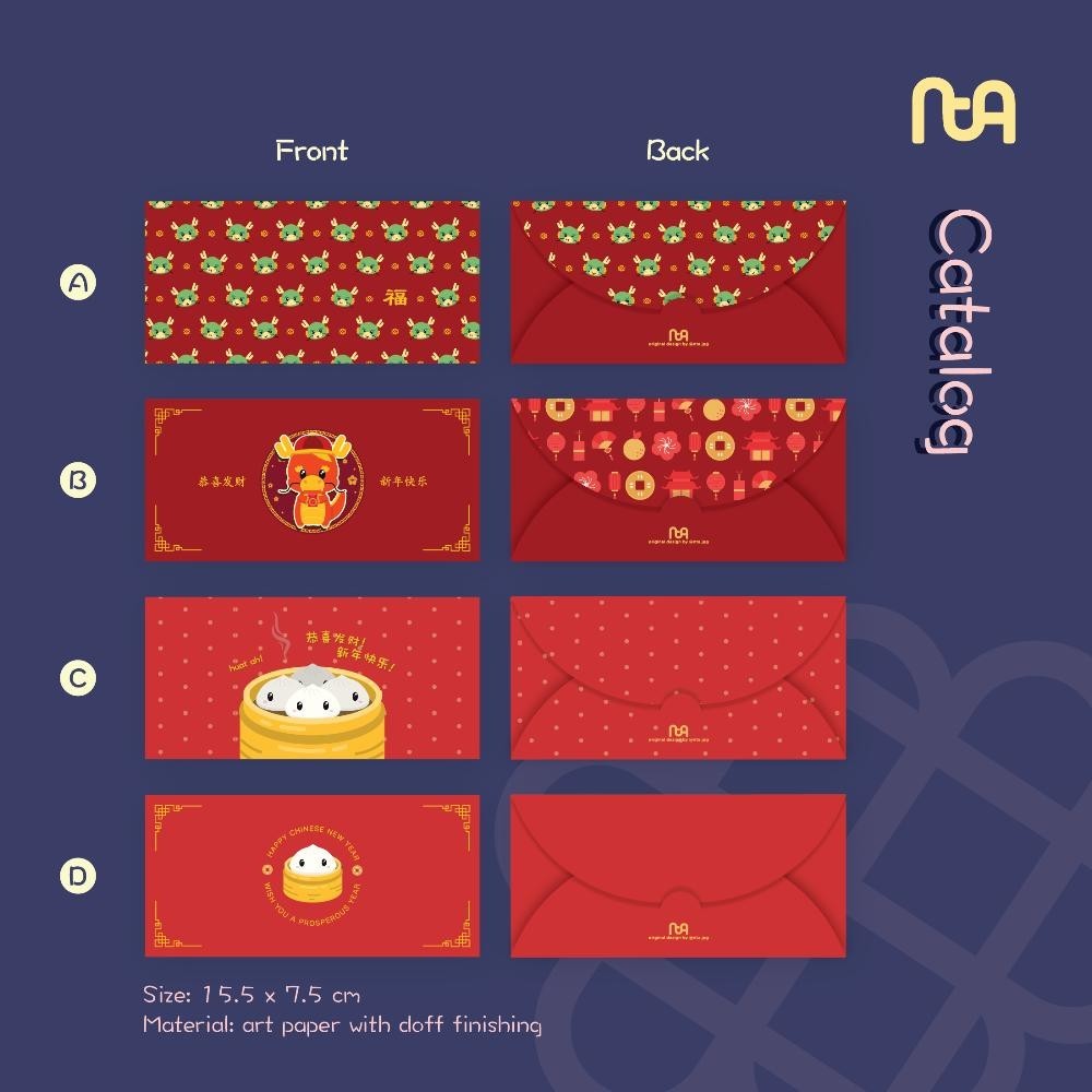 

Diskon Besar [Ready] Angpao Tahun Naga 2023 / Custom Message Angpao Sincia / Hongbao Year Of The Dragon Promo