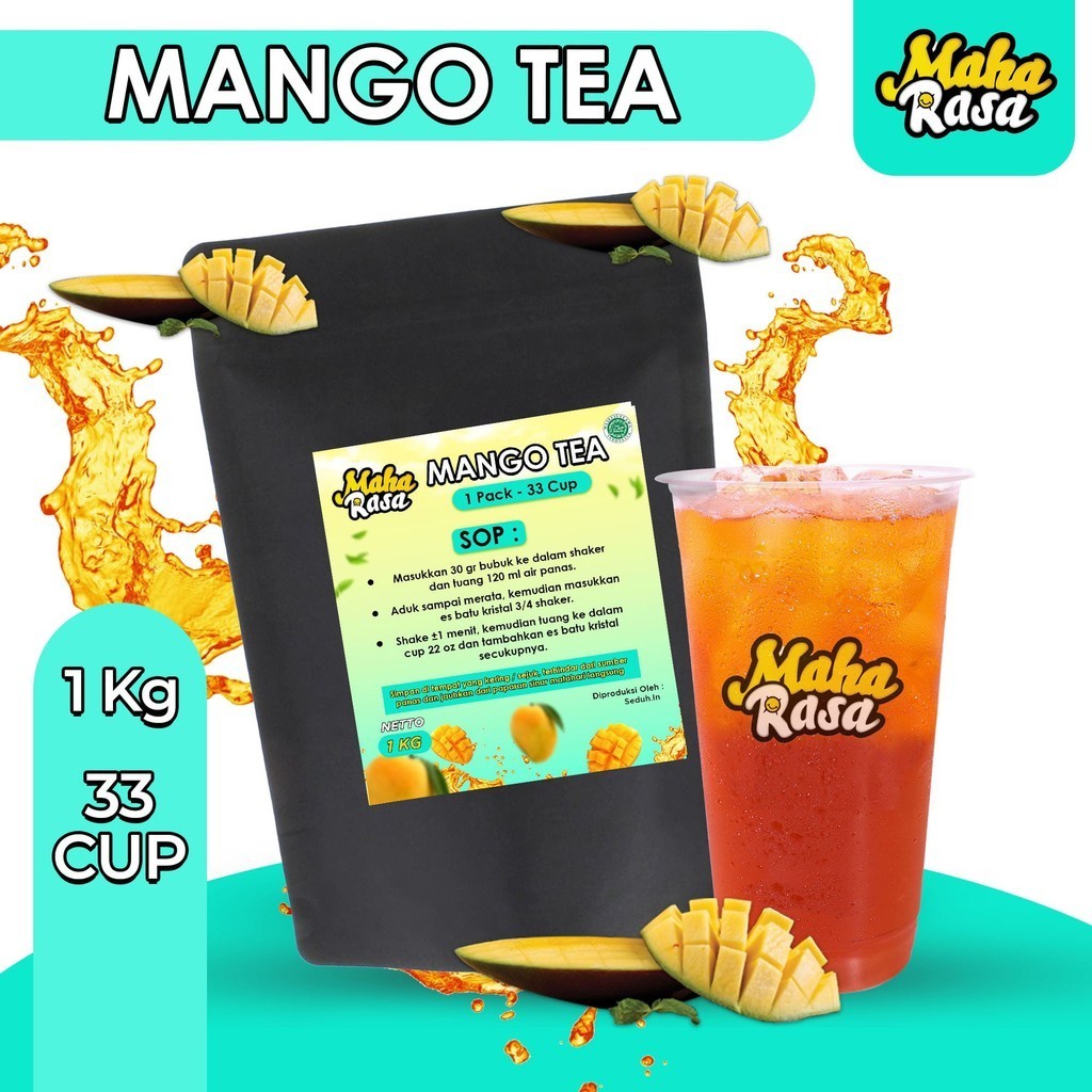 

MAHA RASA - Mango Tea Bubuk Minuman Instan (1 KG)