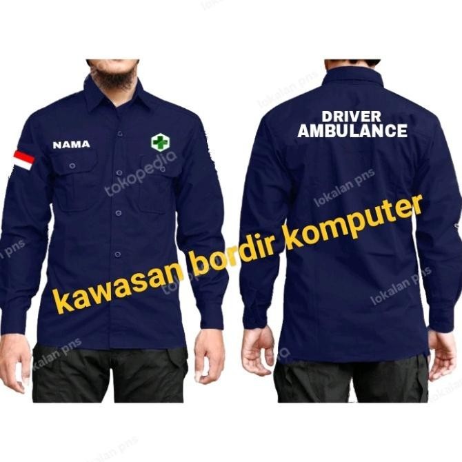 seragam driver ambulance kemeja driver ambulance pdh driver ambulance