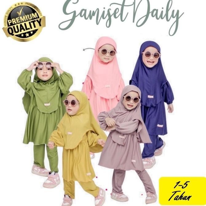 Baju Gamis Anak Perempuan Baju Muslim Bayi Perempuan umur 1 - 6 Tahun terlaris