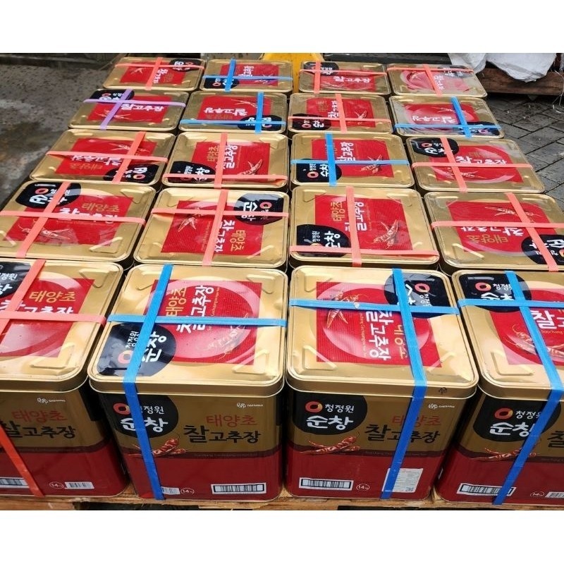 

Daesang Chung Jung One Sunchang Gochujang Korea Kaleng 14kg murah