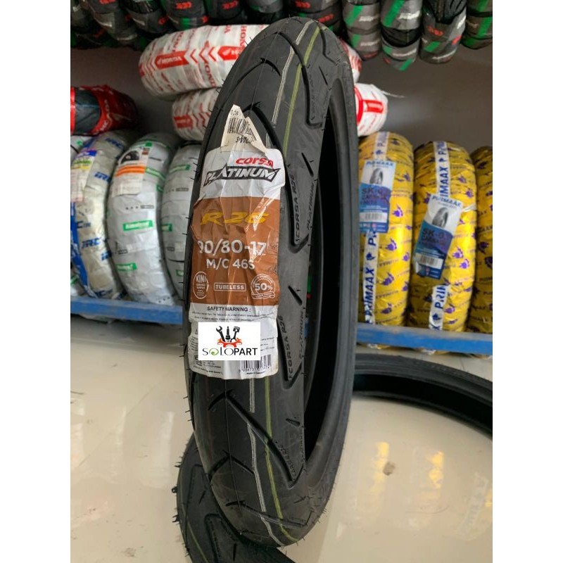 Ban Corsa R26 90/80-17 Ban Ring 17 Tubeless ban 90/80-17 ban tubles 90/80-17 ban r17 ban corsa 90/80