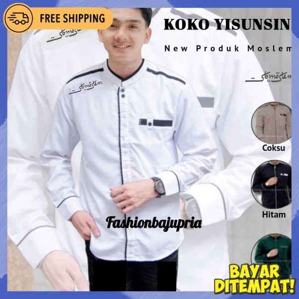 Bj Keren Qurta Kwmeja Pria Koko Cowok Premium Murah Coco Bju Lakilaki Kemeja Kokoh Baju Idul Fitri D