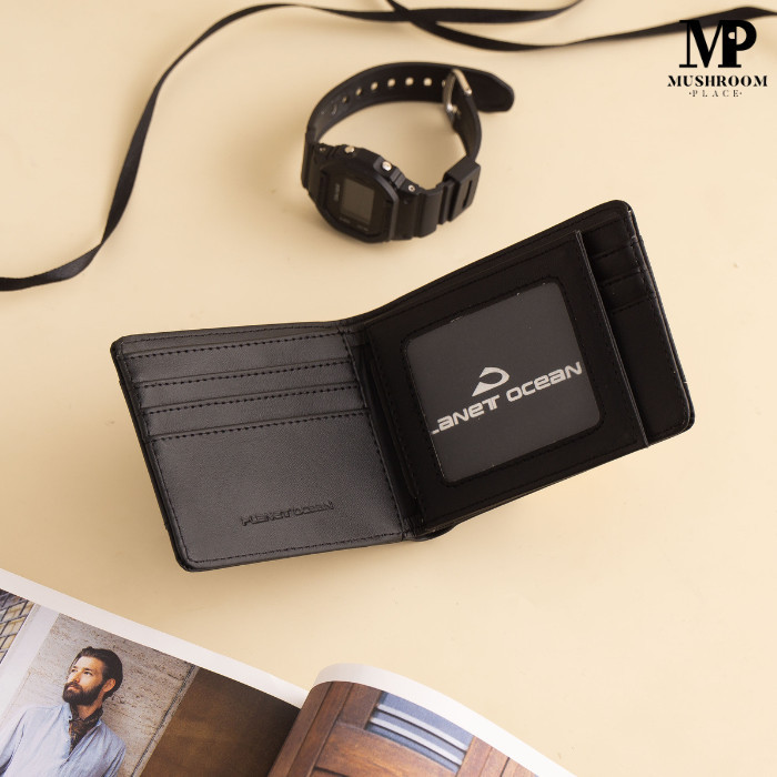 Dompet Pria Planet Ocean DPO 301881 Hitam Original