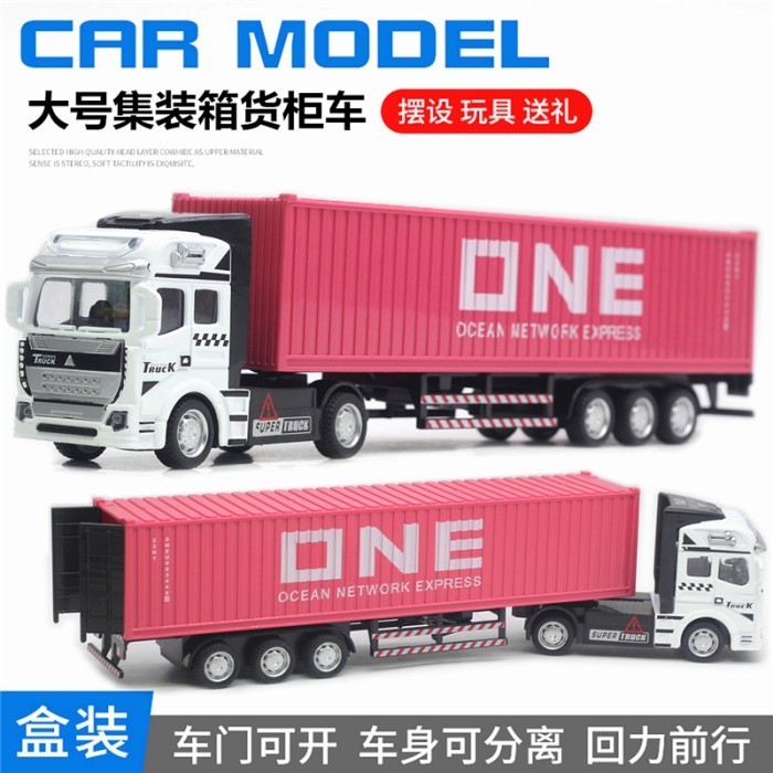 Mainan Diecast TRUCK CONTAINER/Truk Kontainer/Truk Tangki/TRAILER