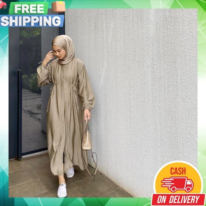 Bsju Gamiss Import Premium Ghamis Hari Raya 2024 Dres Ganis Cwek Sarii Gamus Rsmaja Modern Gamis Ibu