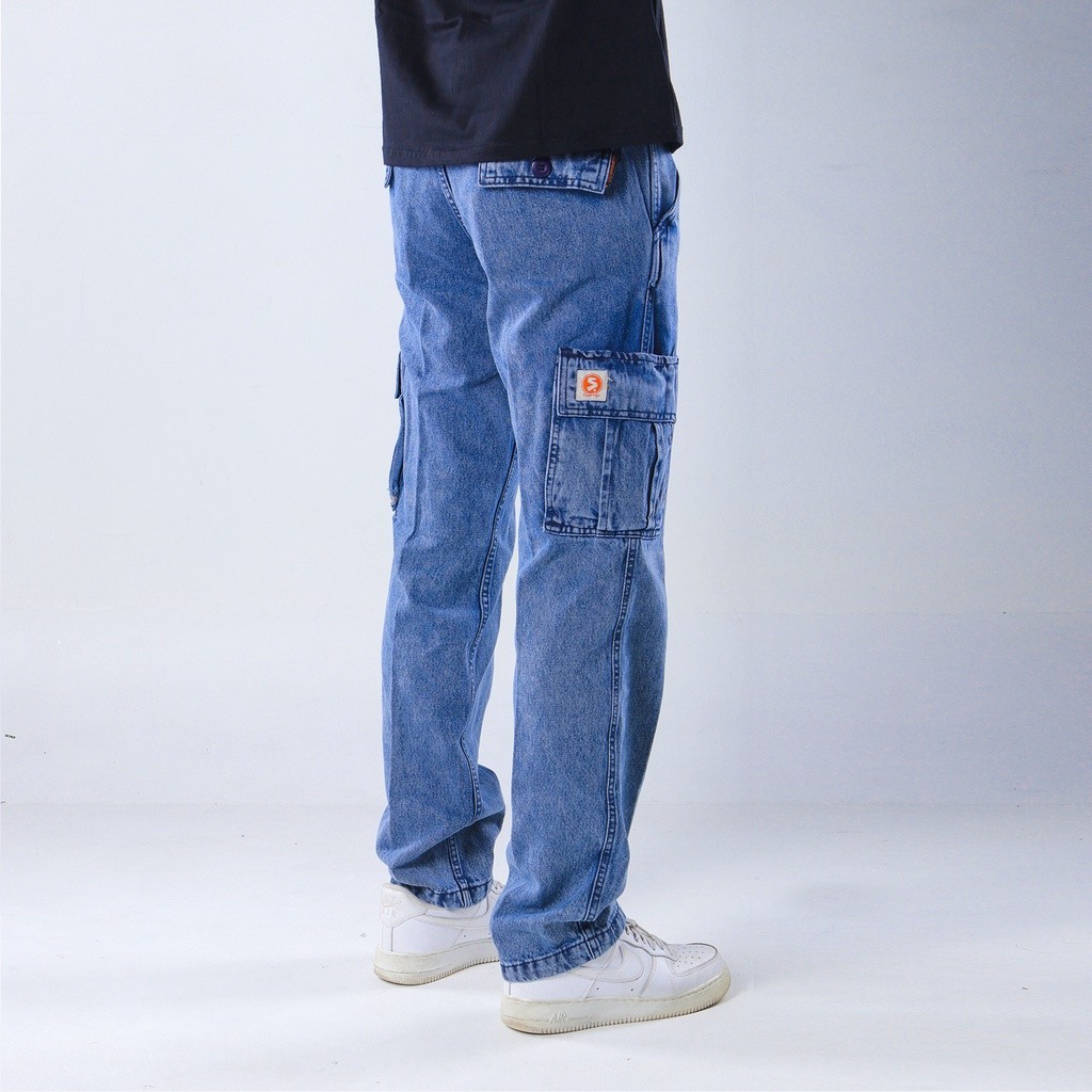 NEW LAUNCHING TERMURAH CELANA JEANS Superego Celana Cargo Pants Pria Jeans Loose fit Reguler