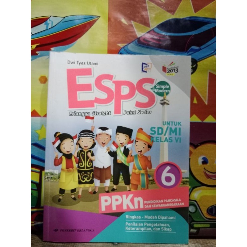 Esps PPKn SD Kelas 6 Penerbit erlangga