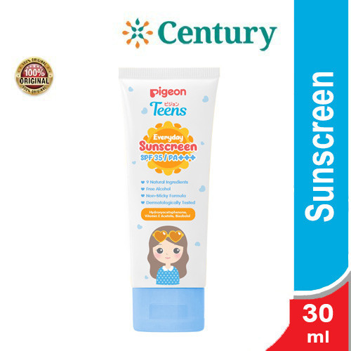 PIGEON TEENS EVERYDAY SUNSCREEN SPF 35/PA+++ 30ML / PERAWATAN WAJAH / SUNSCREEN