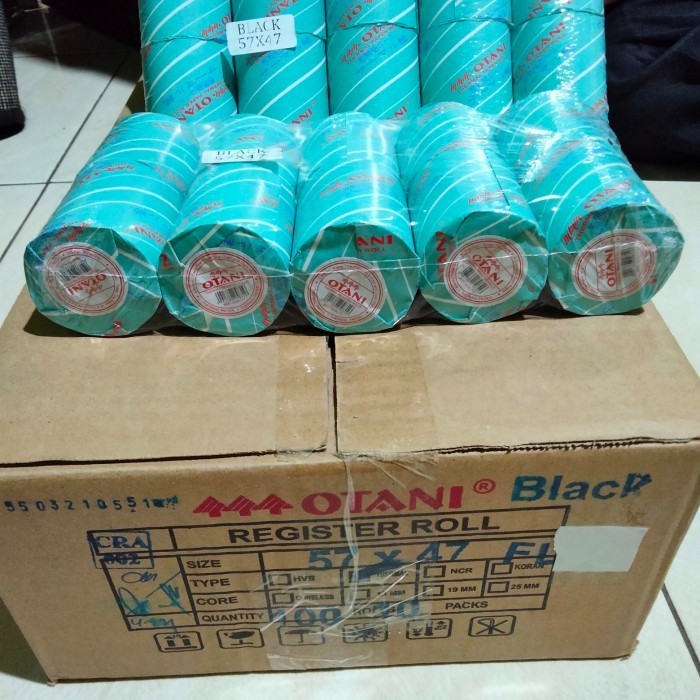 

Terlaris Kertas Struk Thermal Otani 58 X 48 Black Isi 10 Roll Promo Terbaru