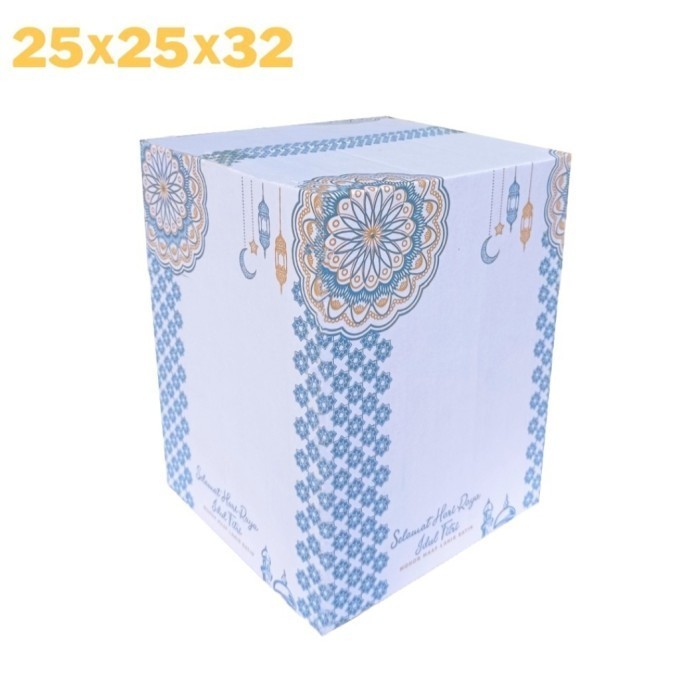 

Box Parcel Uk 25X25X32/Box Lebaran/Karton/Hampers Idul Fitri 069