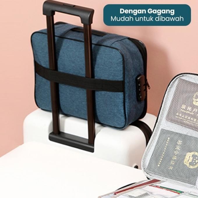 

Tas Koper Termpat Dokumen Sertifikat Penyimpanan File Lock Gembok Bag
