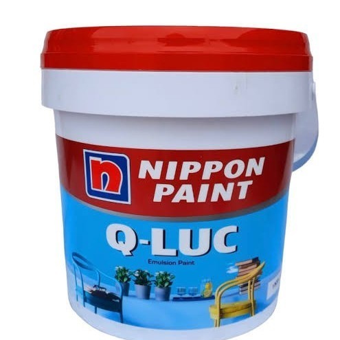 Terlaris Cat Tembok Nippon Paint Qluc 1505 White/Putih Pail / Q-Luc Promo Terbaru