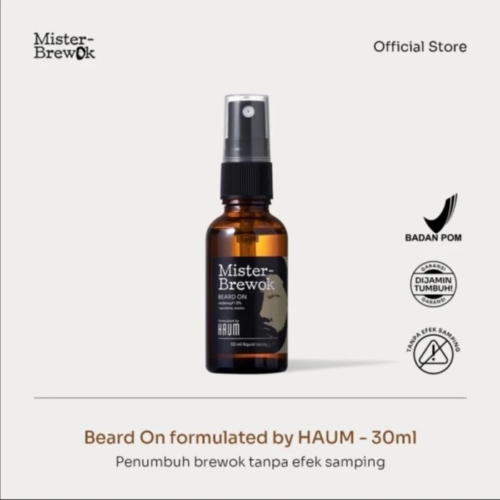 Terlaris Misterbrewok Beard On Redensyl+ Lclt Penumbuh Brewok Promo Terbaru