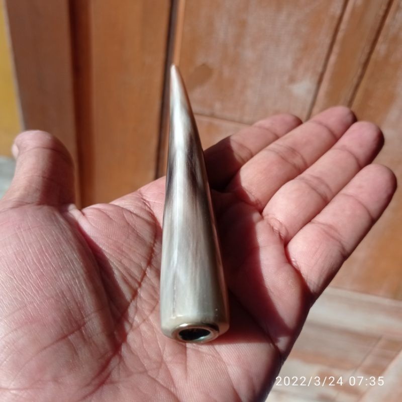 TERLARIS  Once / Pipa Rokok Tanduk Bule asli natural 14cm TERBARU