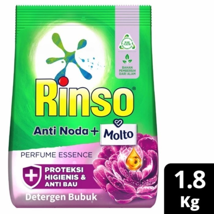 JUAL rinso deterjen bubuk 1.8 kg