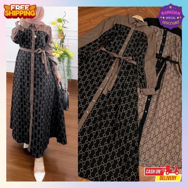 Gemis Muslim Terbaru Gamis Muslim Wanita Rebecca Bahan Kaos Armany Spassy Uwais Nabtik [Cod] Garansi