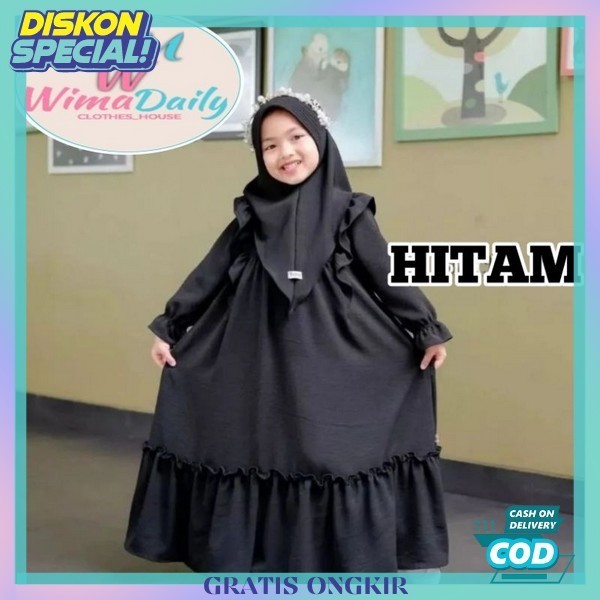 Drss Ank Gamus Tunik Oneset Bayi Gaun Lebaran Khimar Cadar Setelan Ghamis Termurah Kerudung Syari Hi