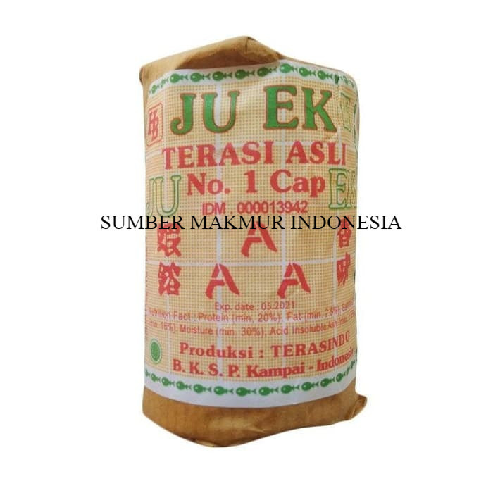 

TERASI JU EK - JUEK TERASI CAP AAA MEDAN 135 GRAM - DUS ISI 80 PC