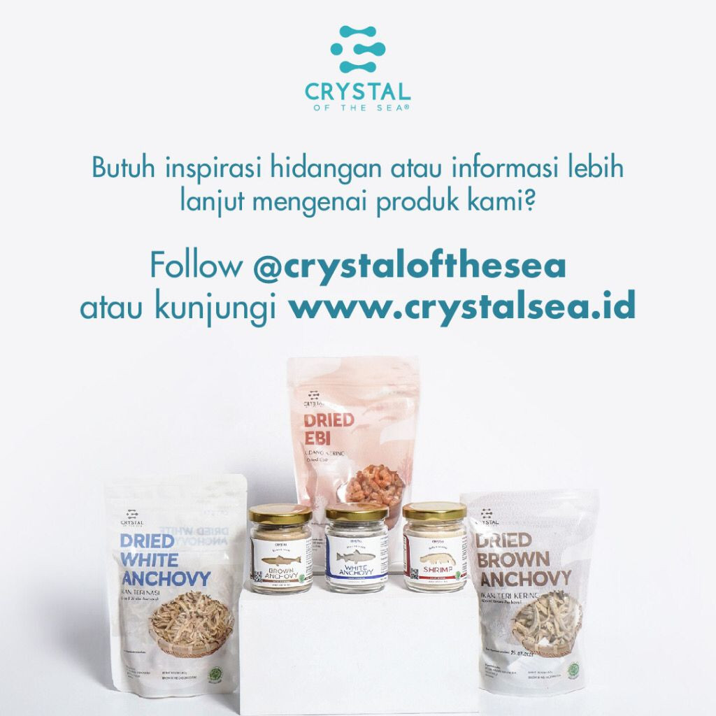 

Crystal of the Sea White Anchovy Powder (80GR) / Bubuk Ikan Teri Nasi / Whitebait - Bumbu Kaldu