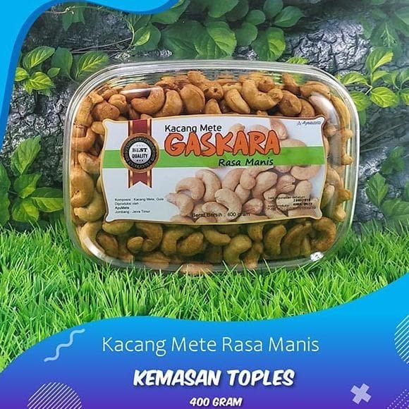 Terbaru Ready Stock Kacang Mete Goreng Gaskara Kemasan Toples - Ayumete Promo Terlaris
